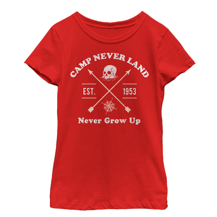 Fifth Sun Girl's Peter Pan Camp Neverland Est. 1953 T-Shirt