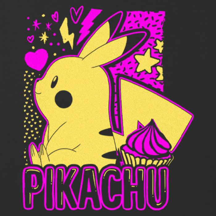 Fifth Sun Girl's Pokemon Pikachu Sweet Cupcake T-Shirt
