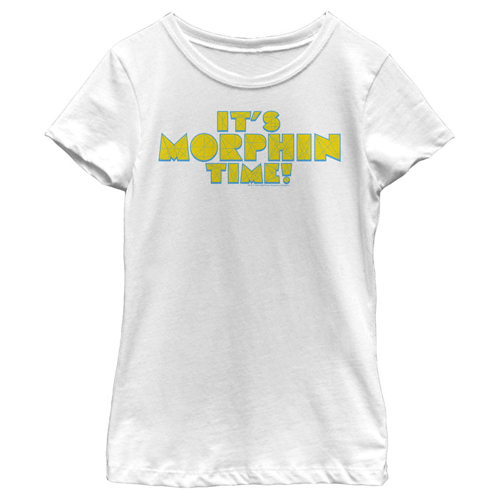 fifth sun Girl's Power Rangers Geometric Morphin Time T-Shirt