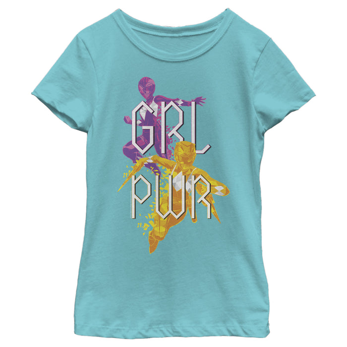 fifth sun Girl's Power Rangers Girl Power Team T-Shirt