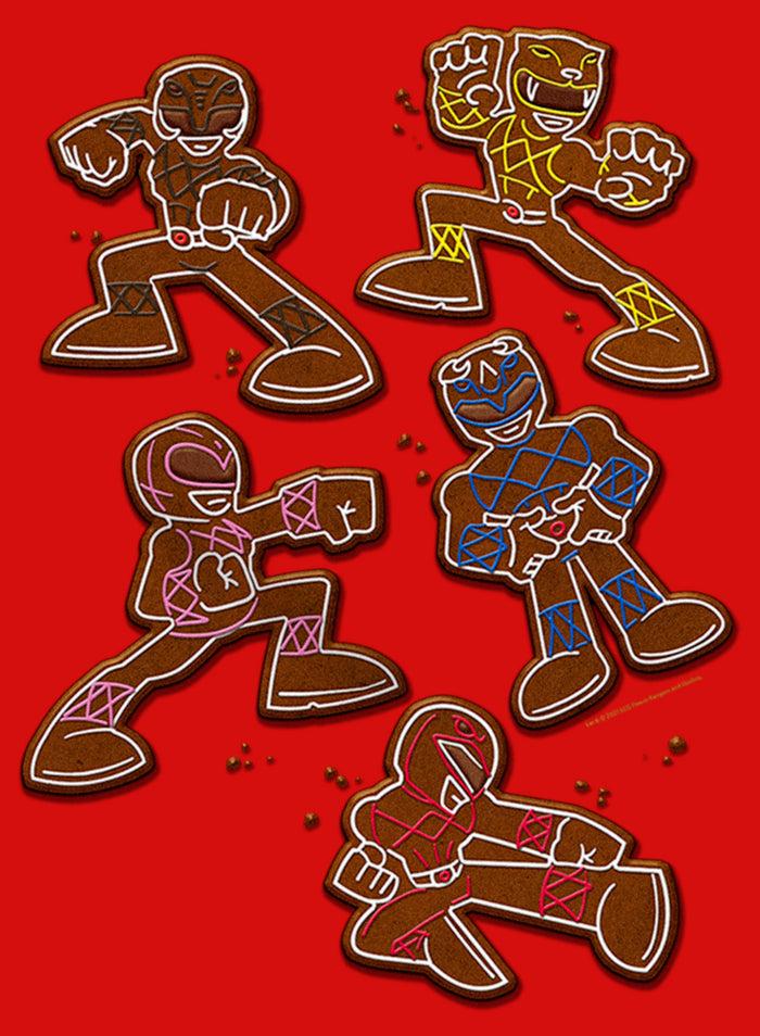 Fifth Sun Girl's Power Rangers Power Ranger Cookies T-Shirt