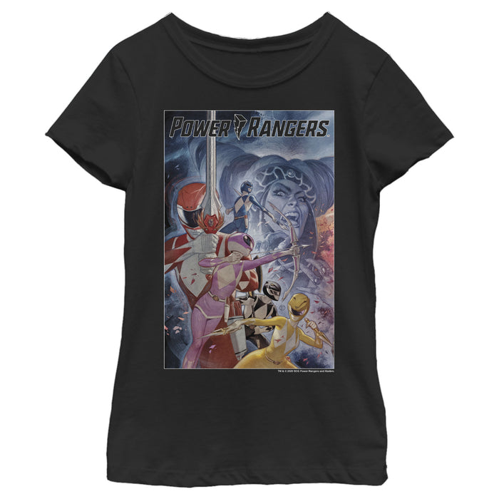 fifth sun Girl's Power Rangers Rita Repulsa Epic Poster T-Shirt
