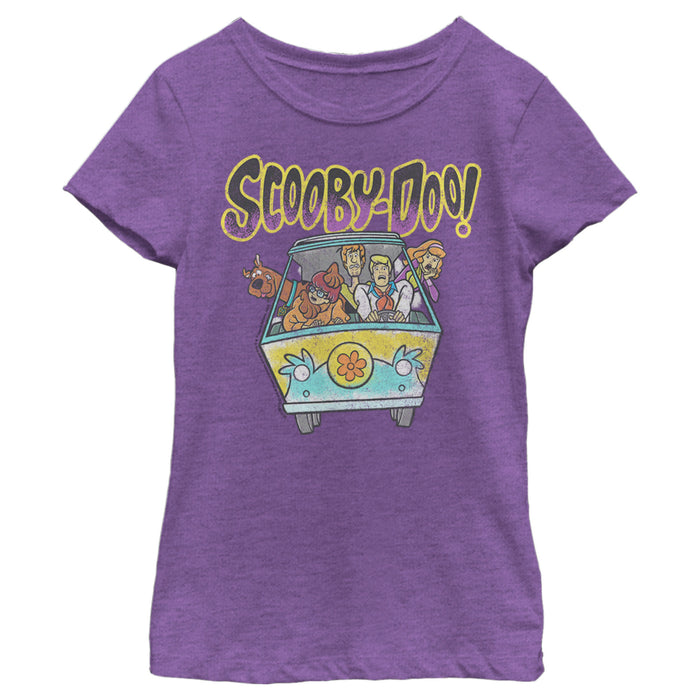 fifth sun Girl's Scooby Doo Retro Gang in the Van T-Shirt