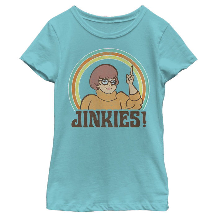 fifth sun Girl's Scooby Doo Velma Jinkies Retro T-Shirt