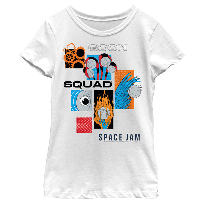 fifth sun Girl's Space Jam: A New Legacy Goon Squad Abstract T-Shirt