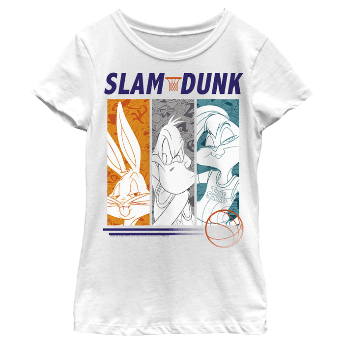 fifth sun Girl's Space Jam: A New Legacy Slam Dunk T-Shirt