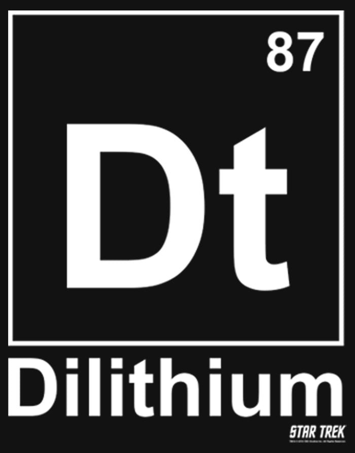 Fifth Sun Girl's Star Trek Dilithium Element #87 T-Shirt