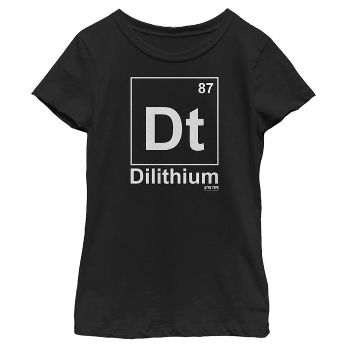 fifth sun Girl's Star Trek Dilithium Element #87 T-Shirt