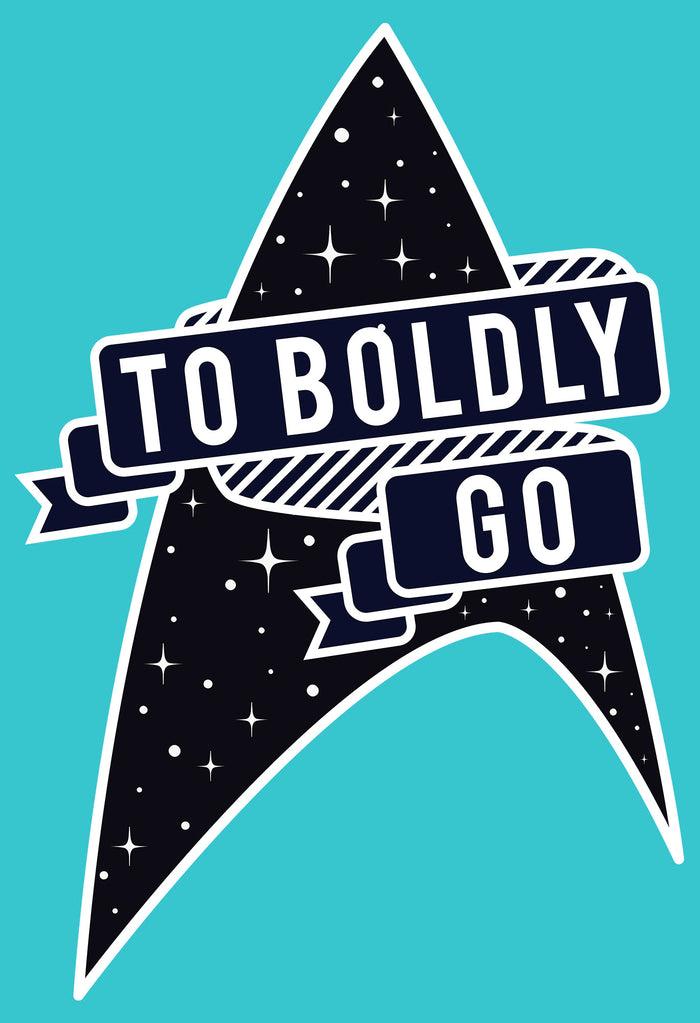 Fifth Sun Girl's Star Trek To Boldly Go Starfleet T-Shirt