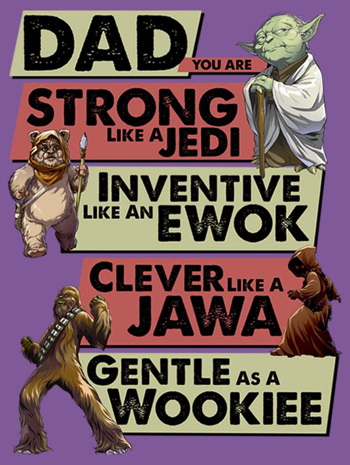 Fifth Sun Girl's Star Wars Dad You Are Strong Inventive Clever Gentle T-Shirt