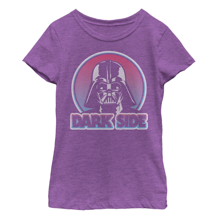 Fifth Sun Girl's Star Wars Darth Vader Circle T-Shirt