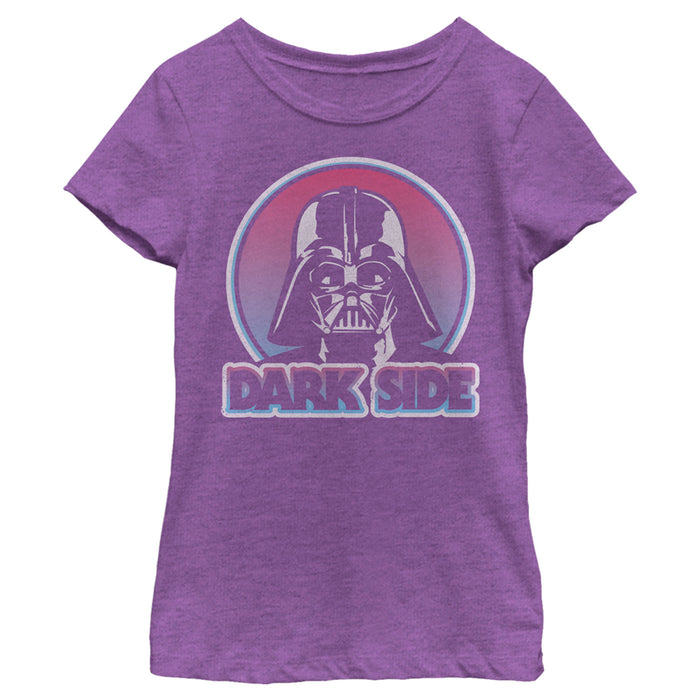fifth sun Girl's Star Wars Darth Vader Circle T-Shirt