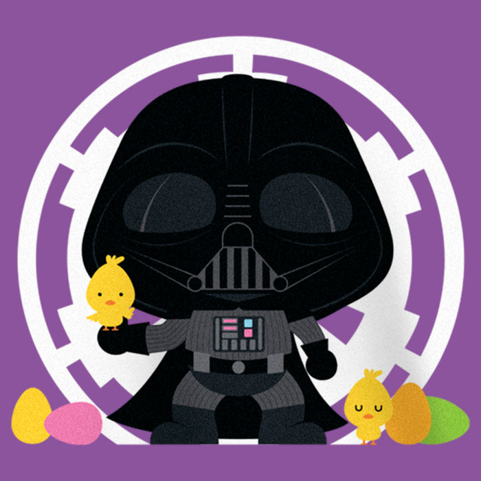 Fifth Sun Girl's Star Wars Darth Vader Loves Easter And Baby Chickens T-Shirt