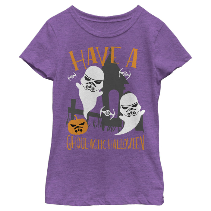 Fifth Sun Girl's Star Wars Ghoulactic Halloween Stormtrooper T-Shirt