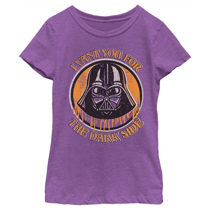 fifth sun Girl's Star Wars Halloween Vant You Vader T-Shirt