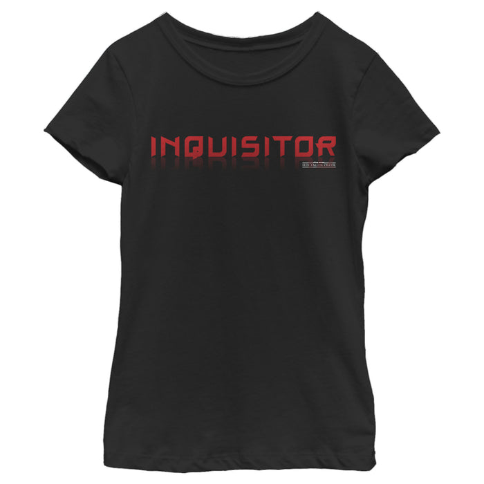 fifth sun Girl's Star Wars Jedi: Fallen Order Inquisitor Label T-Shirt
