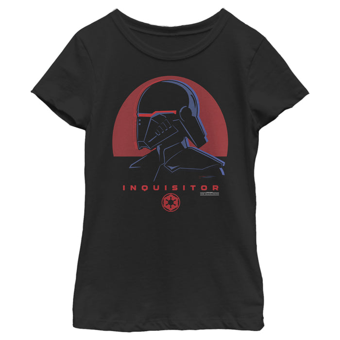 fifth sun Girl's Star Wars Jedi: Fallen Order Inquisitor Profile T-Shirt