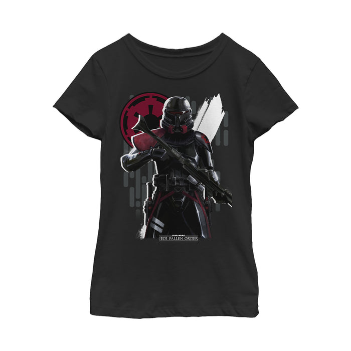 fifth sun Girl's Star Wars Jedi: Fallen Order Second Sister Inquisitor T-Shirt