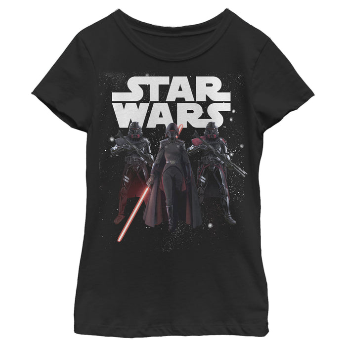 fifth sun Girl's Star Wars Jedi: Fallen Order Starry Inquisitor T-Shirt