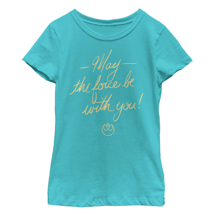fifth sun Girl's Star Wars May the Force Be With You Cursive Advice T-Shirt fifth sun Girl's Star Wars May the Force Be With You Cursive Advice T-Shirt