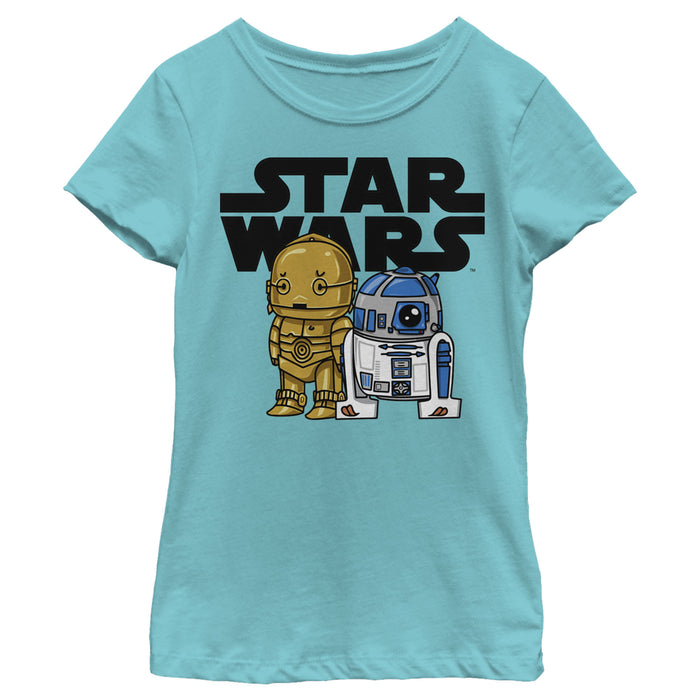 fifth sun Girl's Star Wars R2-D2 and C-3PO Cute T-Shirt fifth sun Girl's Star Wars R2-D2 and C-3PO Cute T-Shirt