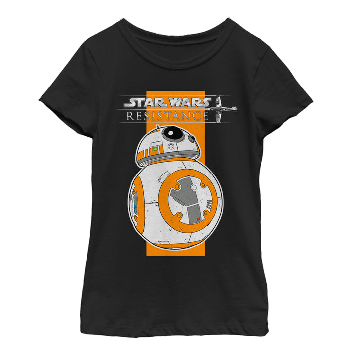 fifth sun Girl's Star Wars Resistance BB-8 Logo T-Shirt