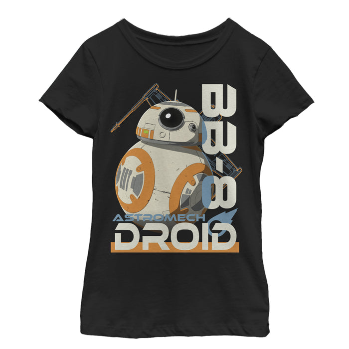 fifth sun Girl's Star Wars Resistance BB-8 Profile T-Shirt