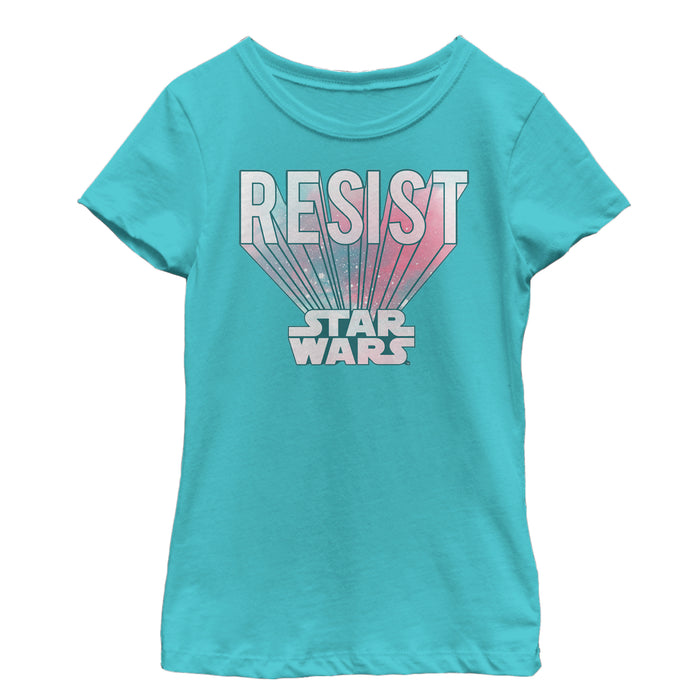 fifth sun Girl's Star Wars Resistance Starry Resist T-Shirt