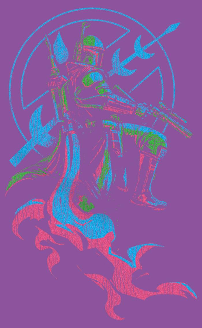 Fifth Sun Girl's Star Wars: The Book Of Boba Fett Boba Fett Seal T-Shirt