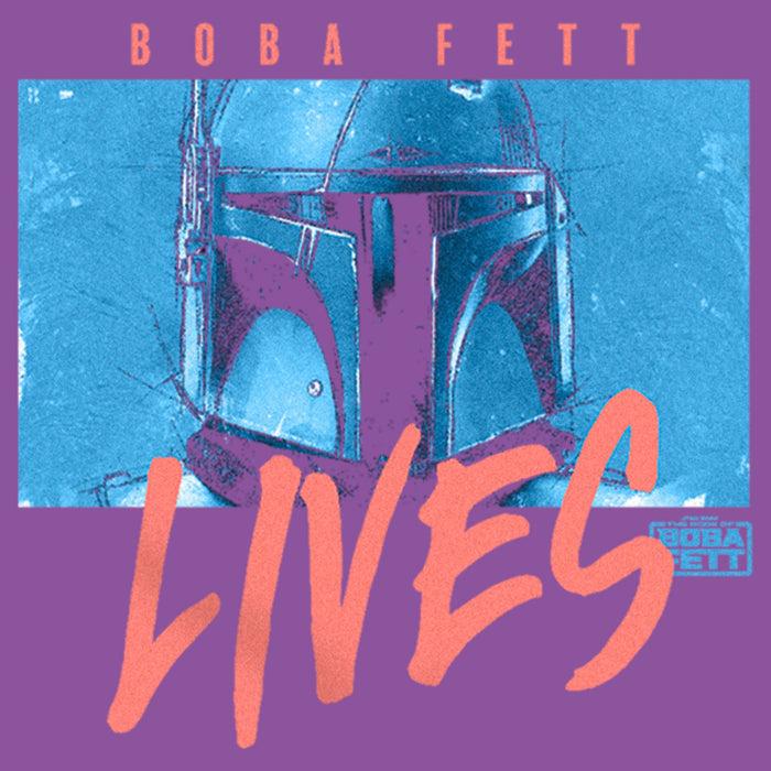 Fifth Sun Girl's Star Wars: The Book Of Boba Fett Boba Lives T-Shirt