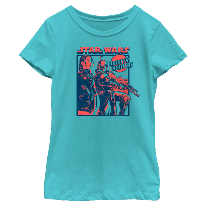 fifth sun Girl's Star Wars: The Book of Boba Fett Bounty Hunters T-Shirt