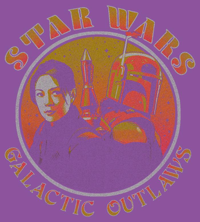 Fifth Sun Girl's Star Wars: The Book Of Boba Fett Galactic Outlaws T-Shirt