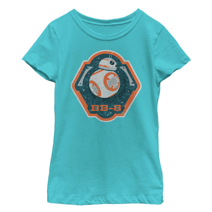 fifth sun Girl's Star Wars The Force Awakens BB-8 Badge T-Shirt fifth sun Girl's Star Wars The Force Awakens BB-8 Badge T-Shirt