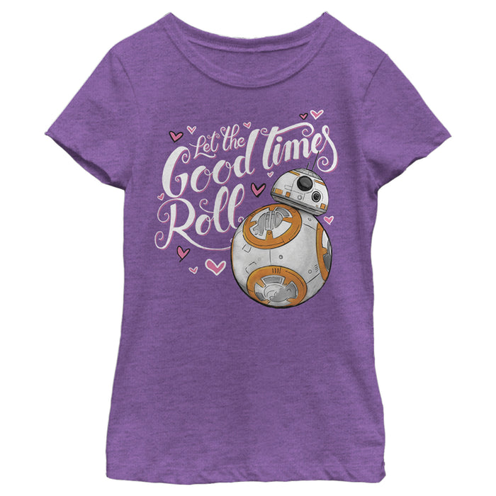 Fifth Sun Girl's Star Wars The Force Awakens BB-8 New Droid In Town T-Shirt