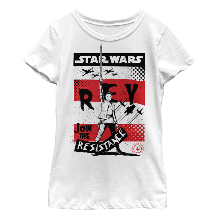 fifth sun Girl's Star Wars The Last Jedi Rey Message T-Shirt fifth sun Girl's Star Wars The Last Jedi Rey Message T-Shirt