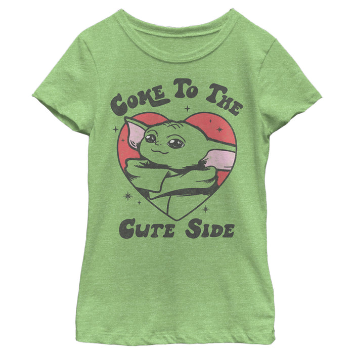 fifth sun Girl's Star Wars: The Mandalorian Grogu Cute Lord T-Shirt