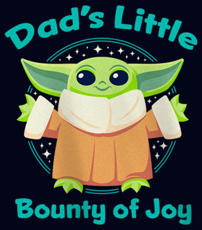Fifth Sun Girl's Star Wars: The Mandalorian Grogu Dad's Little Bounty Of Joy T-Shirt