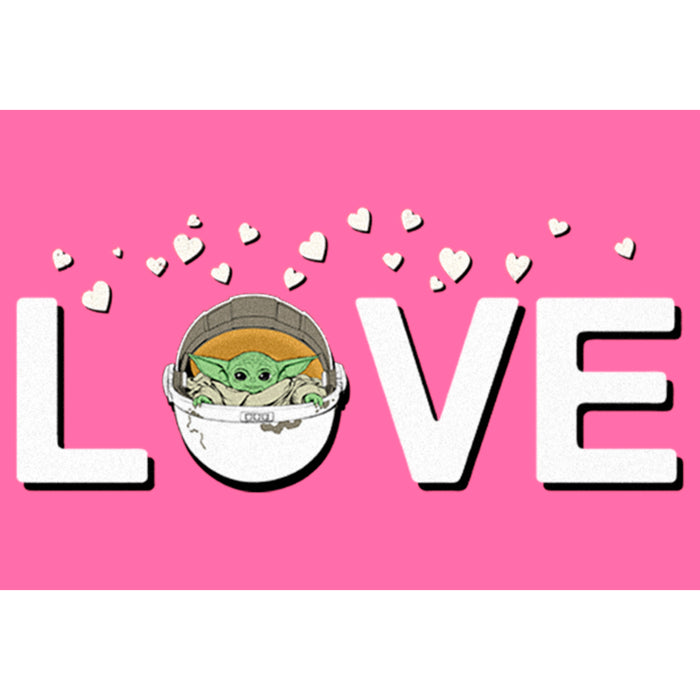 Fifth Sun Girl's Star Wars: The Mandalorian Grogu Love Bassinet T-Shirt