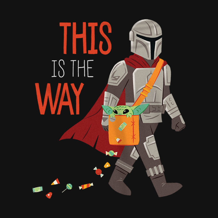 Fifth Sun Girl's Star Wars: The Mandalorian Halloween Grogu This Is The Way T-Shirt