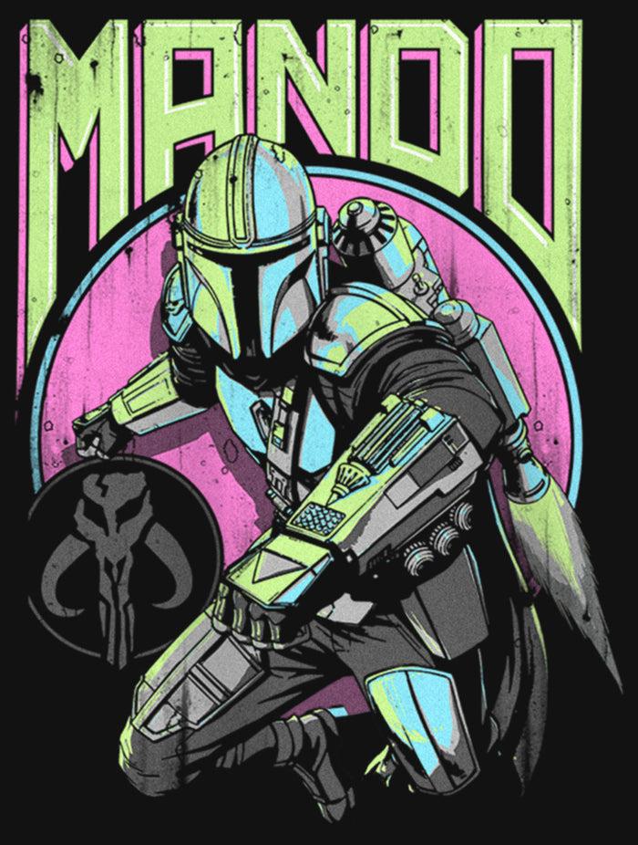 Fifth Sun Girl's Star Wars: The Mandalorian Mando Into Action T-Shirt
