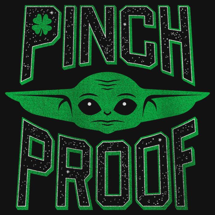 Fifth Sun Girl's Star Wars: The Mandalorian St. Patrick's Day Grogu Pinch Proof T-Shirt