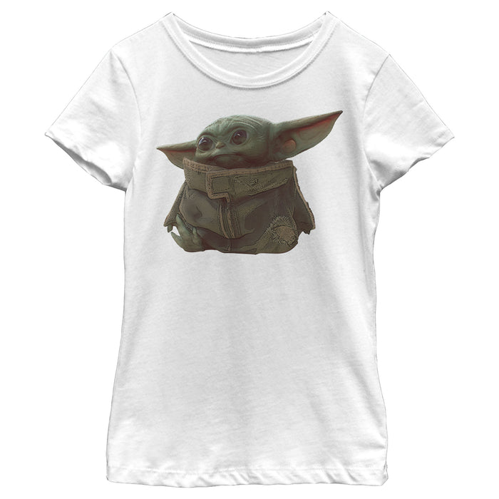 Fifth Sun Girl's Star Wars: The Mandalorian The Mandalorian The Child Portrait T-Shirt