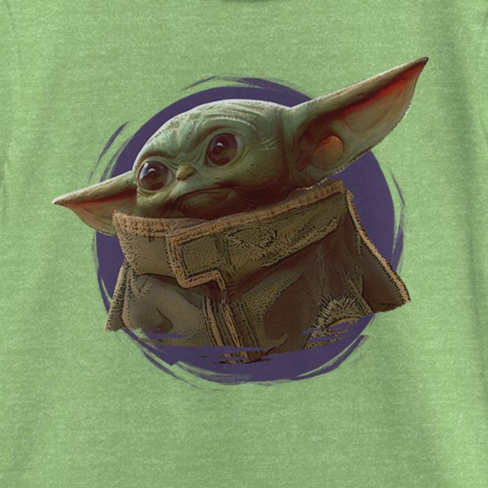 Fifth Sun Girl's Star Wars: The Mandalorian The Mandalorian The Child Circle Halo T-Shirt