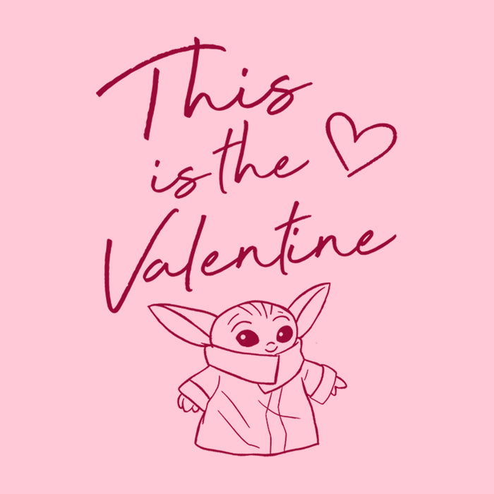 Fifth Sun Girl's Star Wars: The Mandalorian Valentine's Day The Child Valentine Way T-Shirt