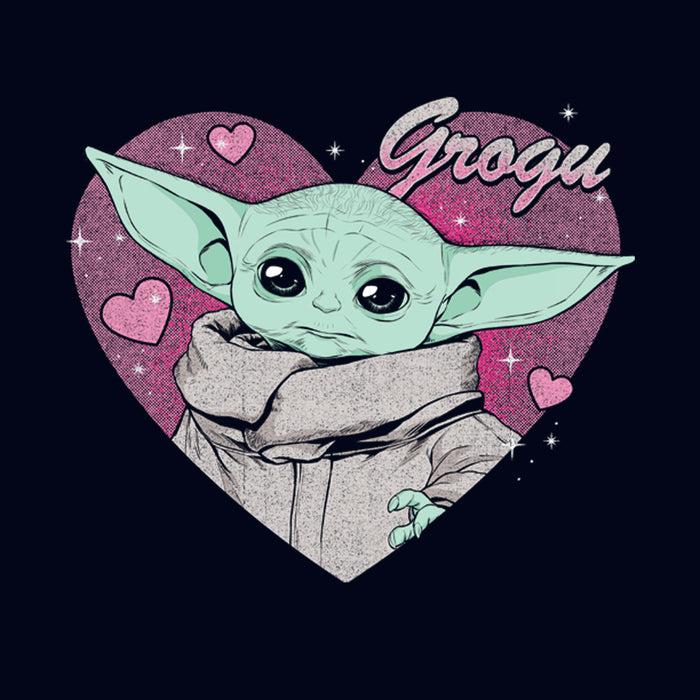 Fifth Sun Girl's Star Wars: The Mandalorian Valentine's Day The Child Heart Portrait T-Shirt