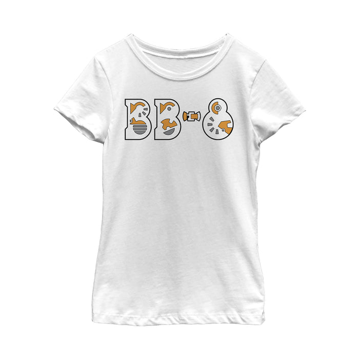 fifth sun Girl's Star Wars: The Rise of Skywalker BB-8 Gear T-Shirt