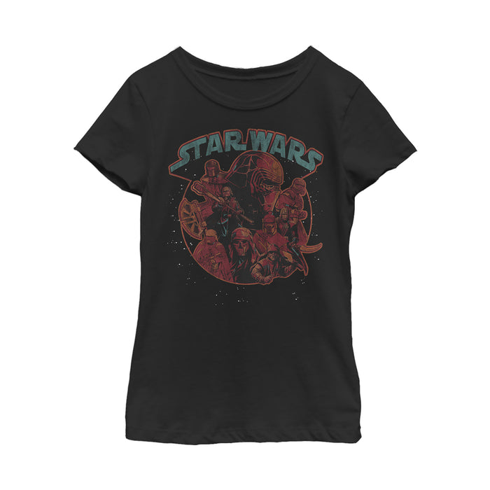 fifth sun Girl's Star Wars: The Rise of Skywalker Dark Side Stars T-Shirt