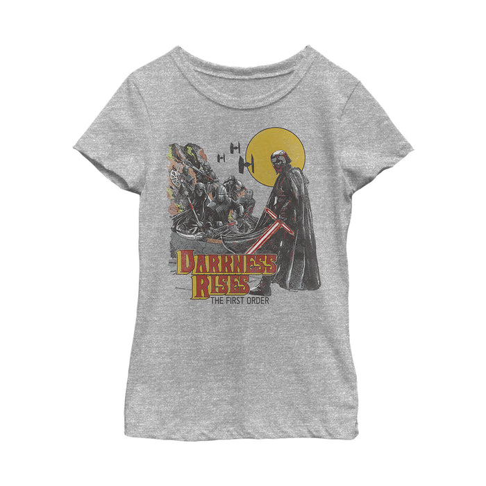 fifth sun Girl's Star Wars: The Rise of Skywalker Darkness Rises T-Shirt