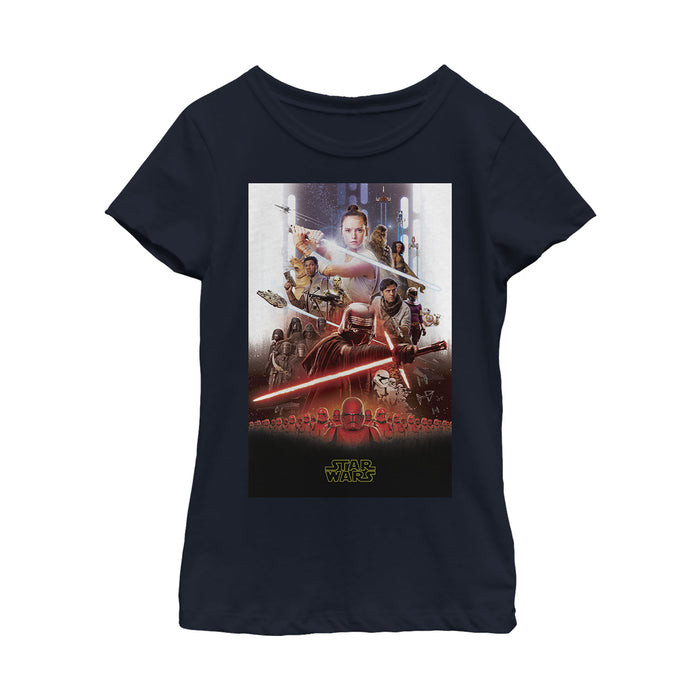 Fifth Sun Girl's Star Wars: The Rise Of Skywalker Epic Poster T-Shirt