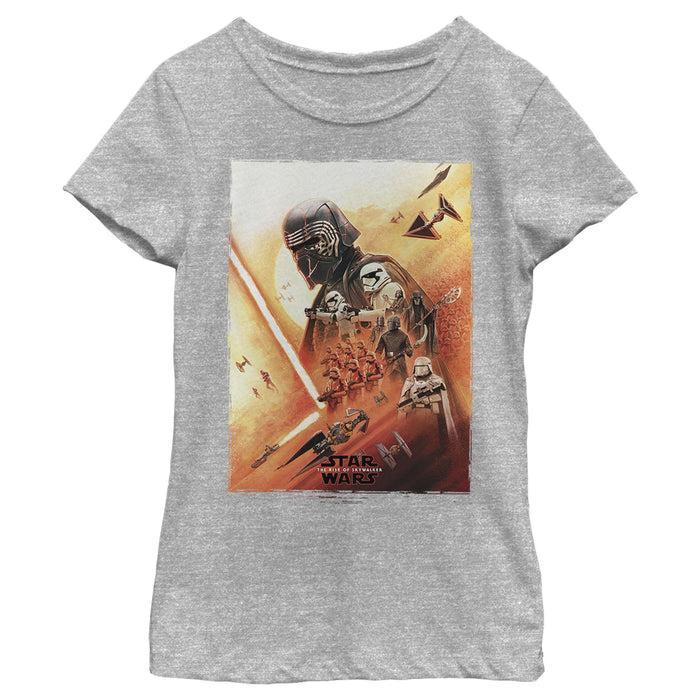 Fifth Sun Girl's Star Wars: The Rise Of Skywalker Kylo Poster T-Shirt